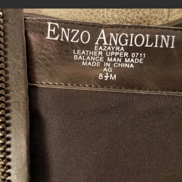 ENZO ANGIOLINI ZAYRA WOMAN BOOTS RIDING TALL EQUESTRIAN GRAY LEATHER SIZE 8.5 M - Picture 3 of 9